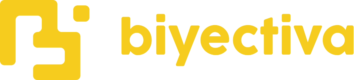 Biyectiva logo yellow transparent background