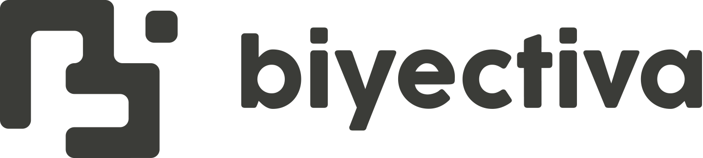 Biyectiva logo grey transparent background